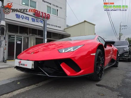 람보르기니 우라칸 휠 도색 블랙유광 / 서울 강남