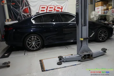 휠복원 BMW5시리즈 다이아컷팅 휠119 / 강남 송파 서초 판교 분당