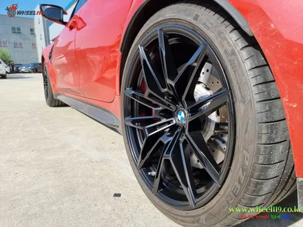 부천 휠도색 BMW M3 멧블랙 / 강남 송파 서초 판교 분당