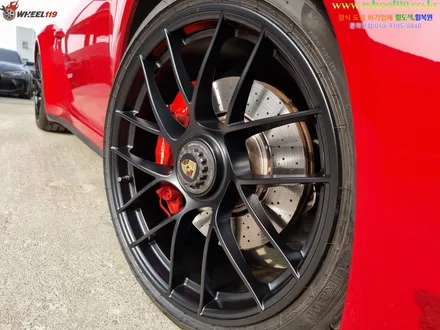 자동차 휠복원 포르쉐 911 카레라 GTS 휠도색 / 강남 송파 서초 판교 분당