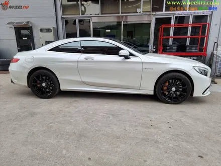 벤츠 S63 휠도색 블랙유광 wheel119 / 강남 송파 서초 판교 분당