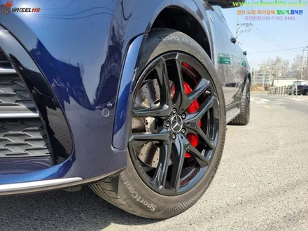 자동차 휠 도색 벤츠 GLE 블랙유광 색상으로 / 강남 송파 서초 판교 분당