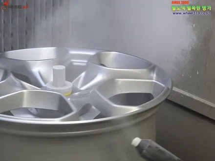 람보르기니 우라칸 휠 도장 하이퍼실버 강남휠도색 / 서울 강남