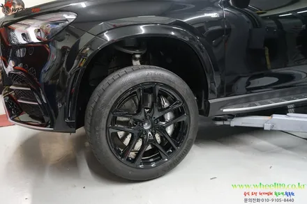 벤츠 휠도색 GLE 휠색상 블랙유광 21인치휠 / 강남 송파 서초 판교 분당