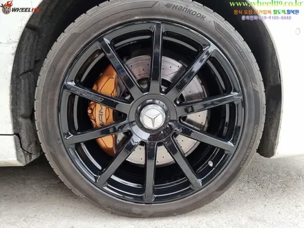 벤츠 S63 휠도색 블랙유광 wheel119 / 강남 송파 서초 판교 분당