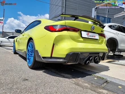 bmw m3 휠도색 블루 색상 성동구 휠도색 명가 휠119 / 강남 송파 서초 판교 분당
