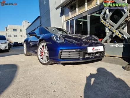 포르쉐 911 카레라4s 휠도색 하이퍼실버 / 서울 강남