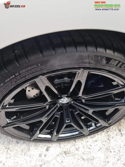 bmw m2 블랙유광 휠도색 wheel119 / 서울 강남