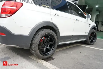 쉐보레 캡티바 검정반무광 휠도색 휠119 / 서울 강남