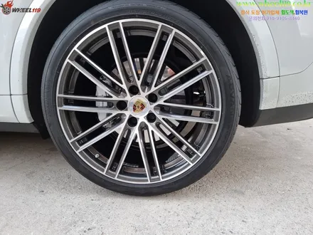 포르쉐 카이엔 휠복원 22인치 다이아컷팅 휠119 / 강남 송파 서초 판교 분당