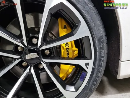 캐딜락 CTS-V 휠 도색 + 다이아컷팅 / 서울 강남