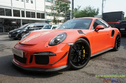 포르쉐 GT3 휠 도장 얼룩 박리후 재도색 휠119 / 강남 송파 서초 판교 분당