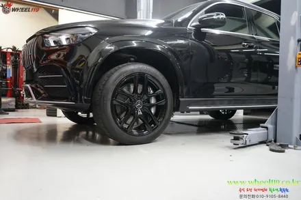 벤츠 휠도색 GLE 휠색상 블랙유광 21인치휠 / 강남 송파 서초 판교 분당