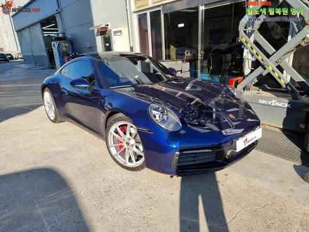 포르쉐 911 카레라4s 휠도색 하이퍼실버 / 서울 강남