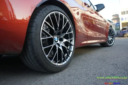 BMW M2 휠수리 및 고스트크롬 휠도색 / 서울 강남