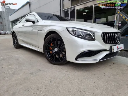 벤츠 S63 휠도색 블랙유광 wheel119 / 강남 송파 서초 판교 분당