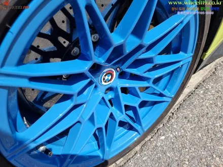 bmw m3 휠도색 블루 색상 성동구 휠도색 명가 휠119 / 강남 송파 서초 판교 분당