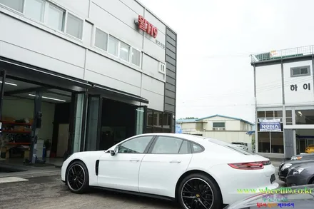 포르쉐 파나메라 커팅 및 검정유광 휠도색 휠119 / 서울 강남