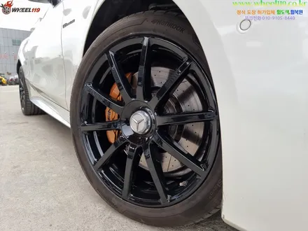 벤츠 S63 휠도색 블랙유광 wheel119 / 강남 송파 서초 판교 분당