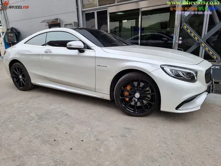 벤츠 S63 휠도색 블랙유광 wheel119 / 강남 송파 서초 판교 분당