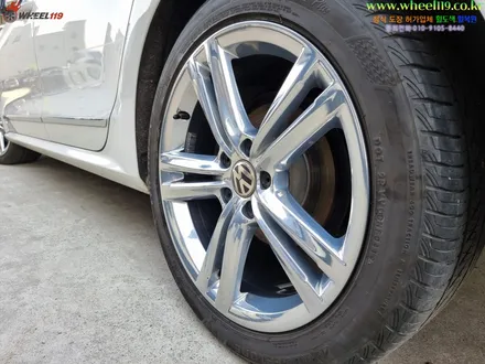 마포구 휠복원 폭스바겐 파사트 고스트크롬S 휠도색 / 강남 송파 서초 판교 분당