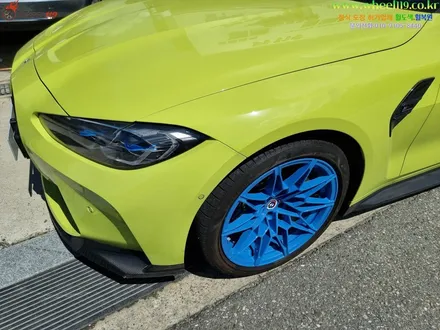 bmw m3 휠도색 블루 색상 성동구 휠도색 명가 휠119 / 강남 송파 서초 판교 분당