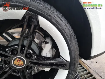 포르쉐 타이칸 미션E 잘못된 휠 도색 재도색 / 서울 강남