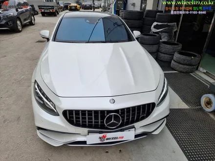 벤츠 S63 휠도색 블랙유광 wheel119 / 강남 송파 서초 판교 분당