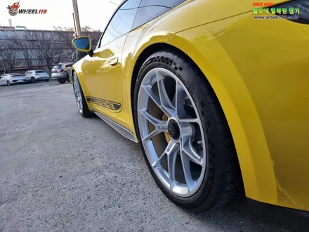 포르쉐 GT3 휠 복원 하이퍼실버 휠 도색 / 서울 강남