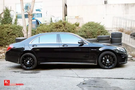 벤츠 S63 AMG 순정휠 검정반무광 컬러 휠도색 휠119 / 서울 강남