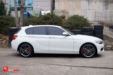 bmw118 순정휠 고스트크롬 휠도색 개발업체 휠119 / 서울 강남