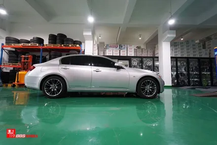 휠도색 인피니티 G35 탈색된휠 재도색 휠119 / 서울 강남