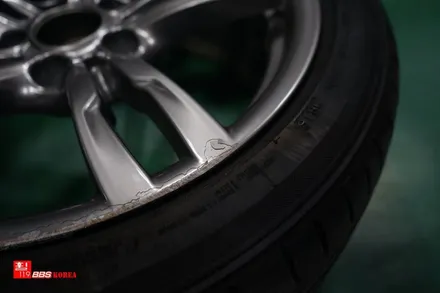 BMW 441m 잘못된 휠도색 박리후 재도색 휠119 / 서울 강남