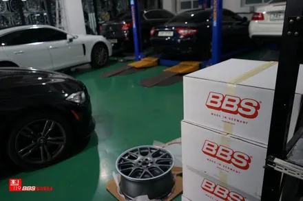 벤츠E350 BBS휠 CHR 19인치휠 장착 BBS코리아 정품 휠119 / 서울 강남