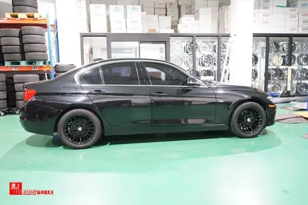 bmw3시리즈 17인치휠 검정유광 휠도색 휠119 / 서울 강남