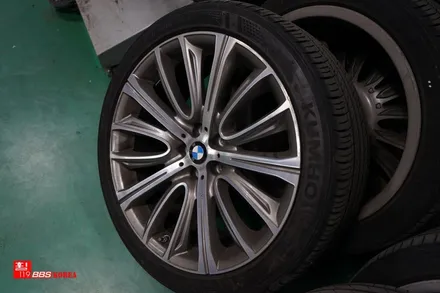 BMW 750 고스트크롬 휠도색 장착 휠119 / 서울 강남