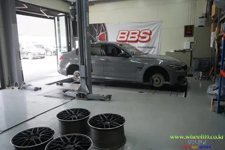 bmw m3 휠도장 방법 블랙유광 휠119 / 강남 송파 서초 판교 분당