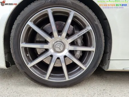 벤츠 S63 휠도색 블랙유광 wheel119 / 강남 송파 서초 판교 분당