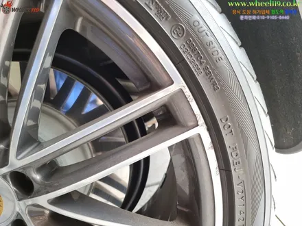 포르쉐 카이엔 휠복원 22인치 다이아컷팅 휠119 / 강남 송파 서초 판교 분당