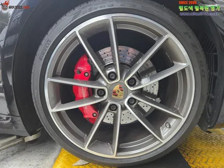 포르쉐 911 카레라 4s 휠 도색 블랙반무광 휠 색상 / 서울 강남