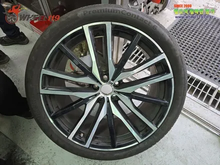 bmw x6 22인치 휠 도장 반무광 컬러 휠119 / 서울 강남