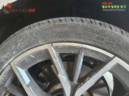 bmw 5시리즈 휠 주차기스 휠 복원 / 서울 강남