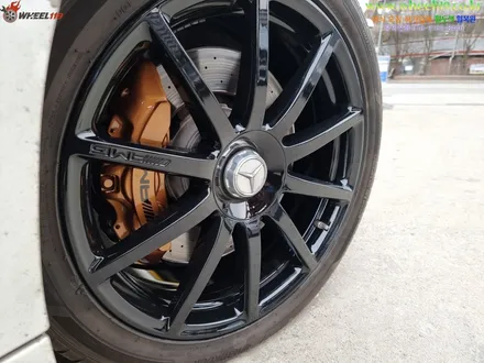 벤츠 S63 휠도색 블랙유광 wheel119 / 강남 송파 서초 판교 분당