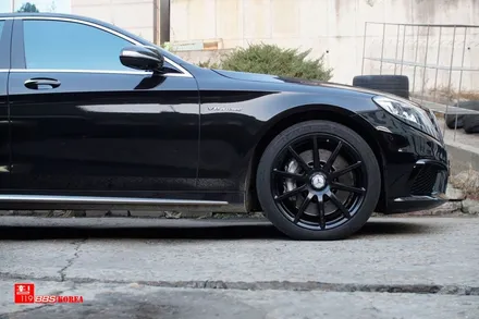 벤츠 S63 AMG 순정휠 검정반무광 컬러 휠도색 휠119 / 서울 강남