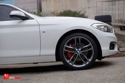 bmw118 순정휠 고스트크롬 휠도색 개발업체 휠119 / 서울 강남