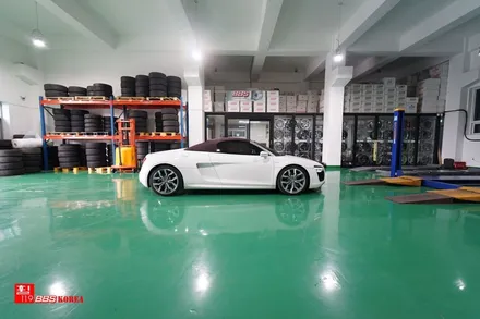 아우디 R8 다이아컷팅 휠수리 전문공장 휠119 / 서울 강남