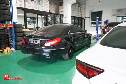 벤츠CLS350 블랙유광 휠도색 전문공장 휠119 / 서울 강남