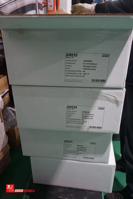 18인치휠 BBS휠 sr bmw320 휠장착 휠119 / 서울 강남