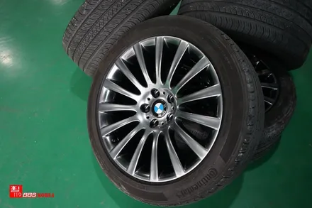 19인치휠 BMW7시리즈 잘못된 휠표면 고스트크롬 휠도색 / 서울 강남