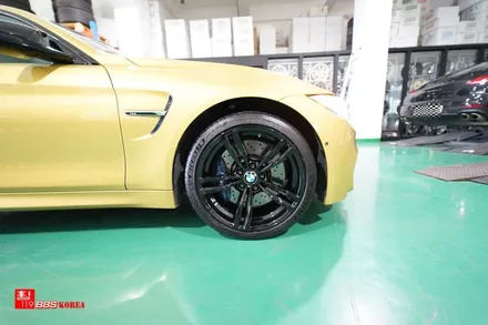 bmw m4 19인치휠 검정유광 휠도색 휠119 전문공장 / 서울 강남